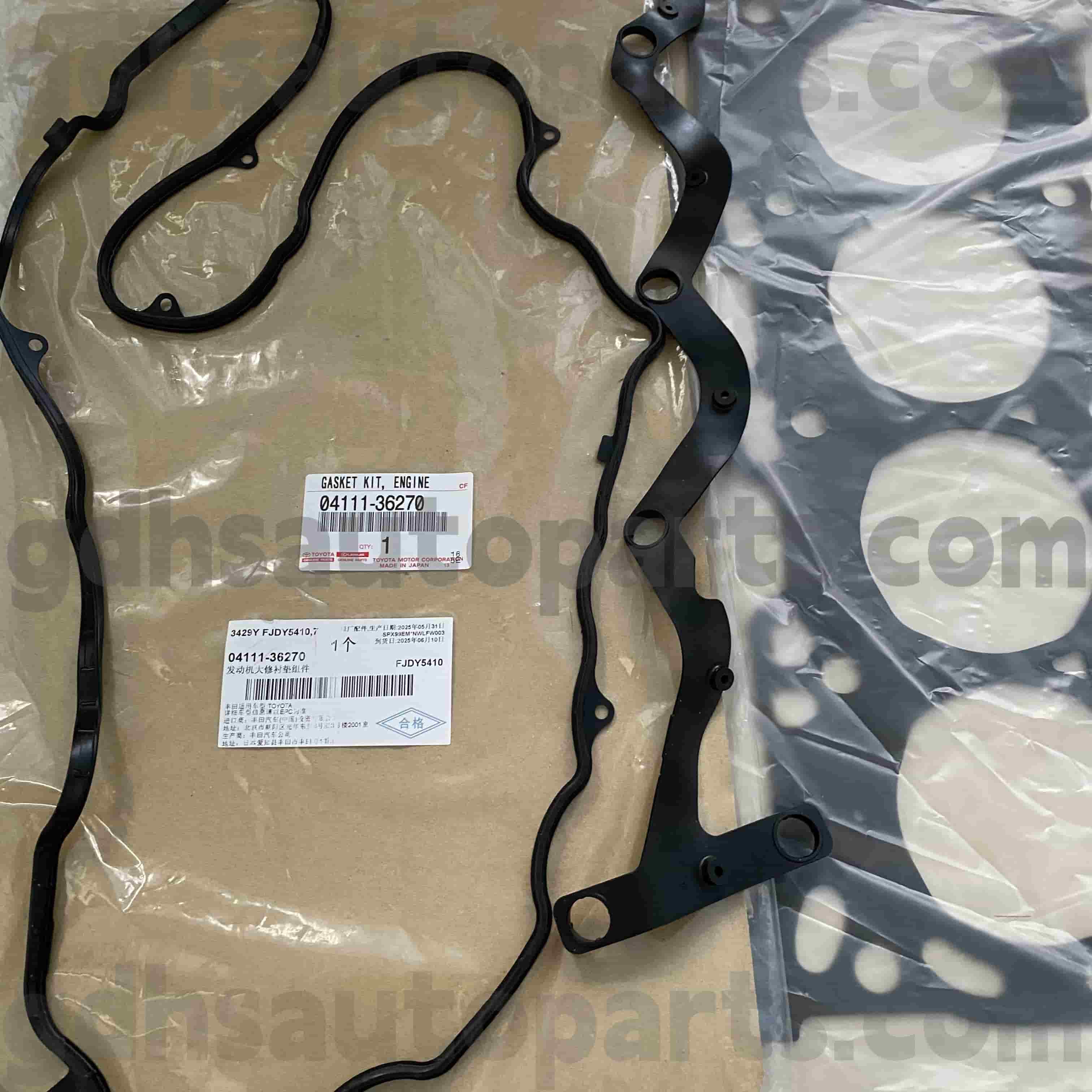 04111-36270 TOYOTA POBS ENGINE ENGINE OVERHAUL KIT UNTUK HIGHLANDER