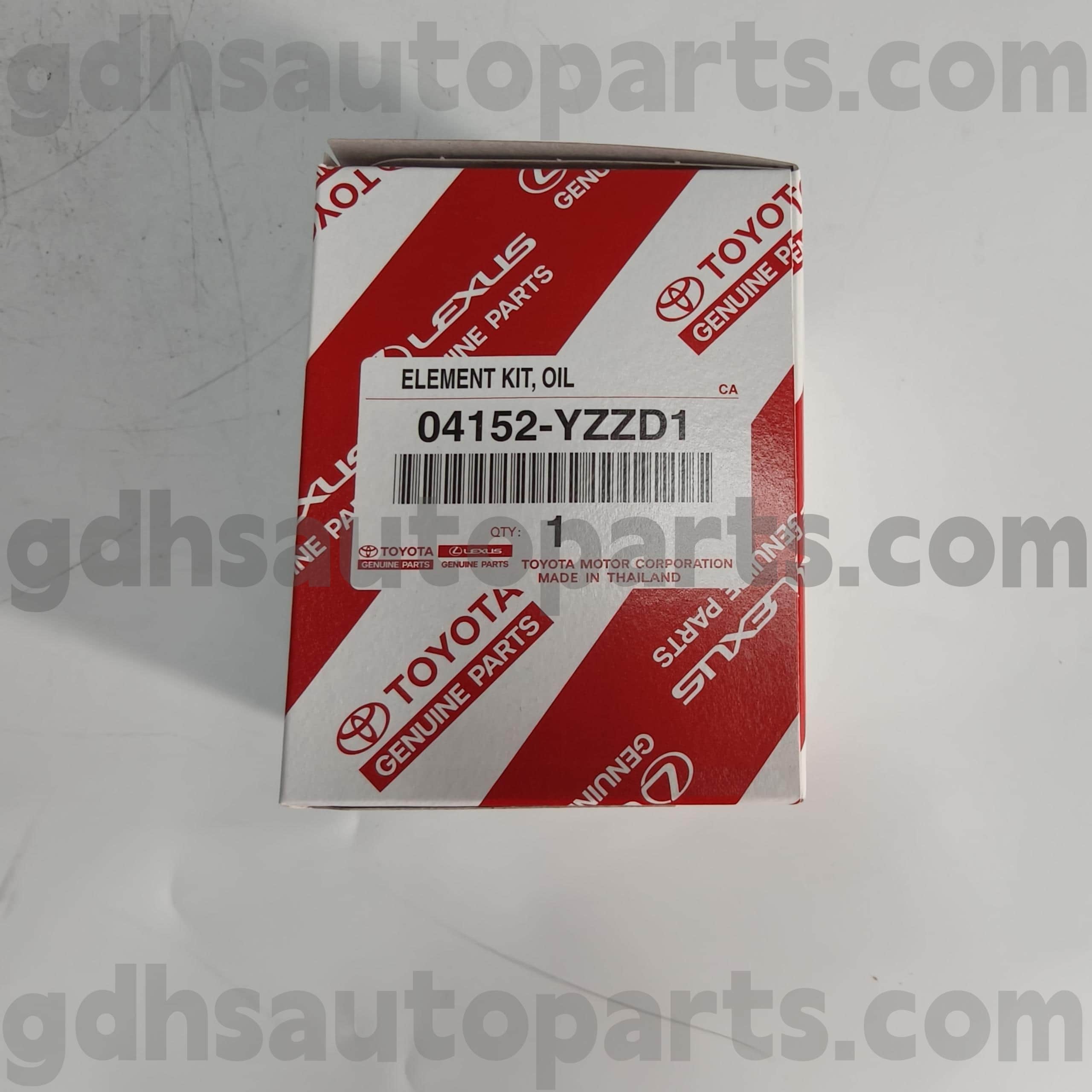 04152-yzzd1 Toyota Filter oli suku cadang asli untuk sasis no. ASU40 GSU45
