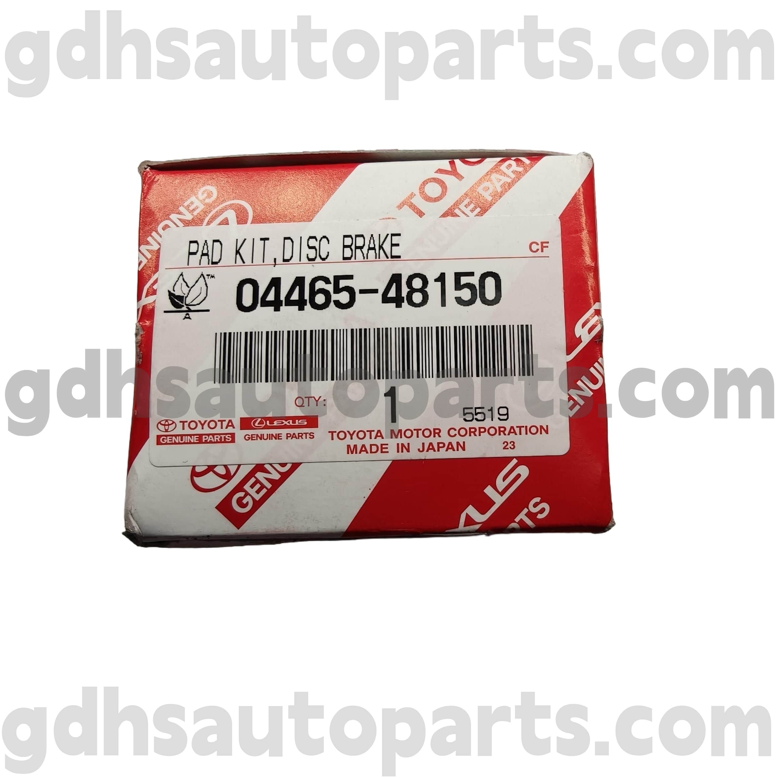 04465-48150 TOYOTA PABUH PADA PANDANGAN DEPAN DEPAN UNTUK HARRIER/HYBRID, SASIS ALPHARD NO. Ayh30