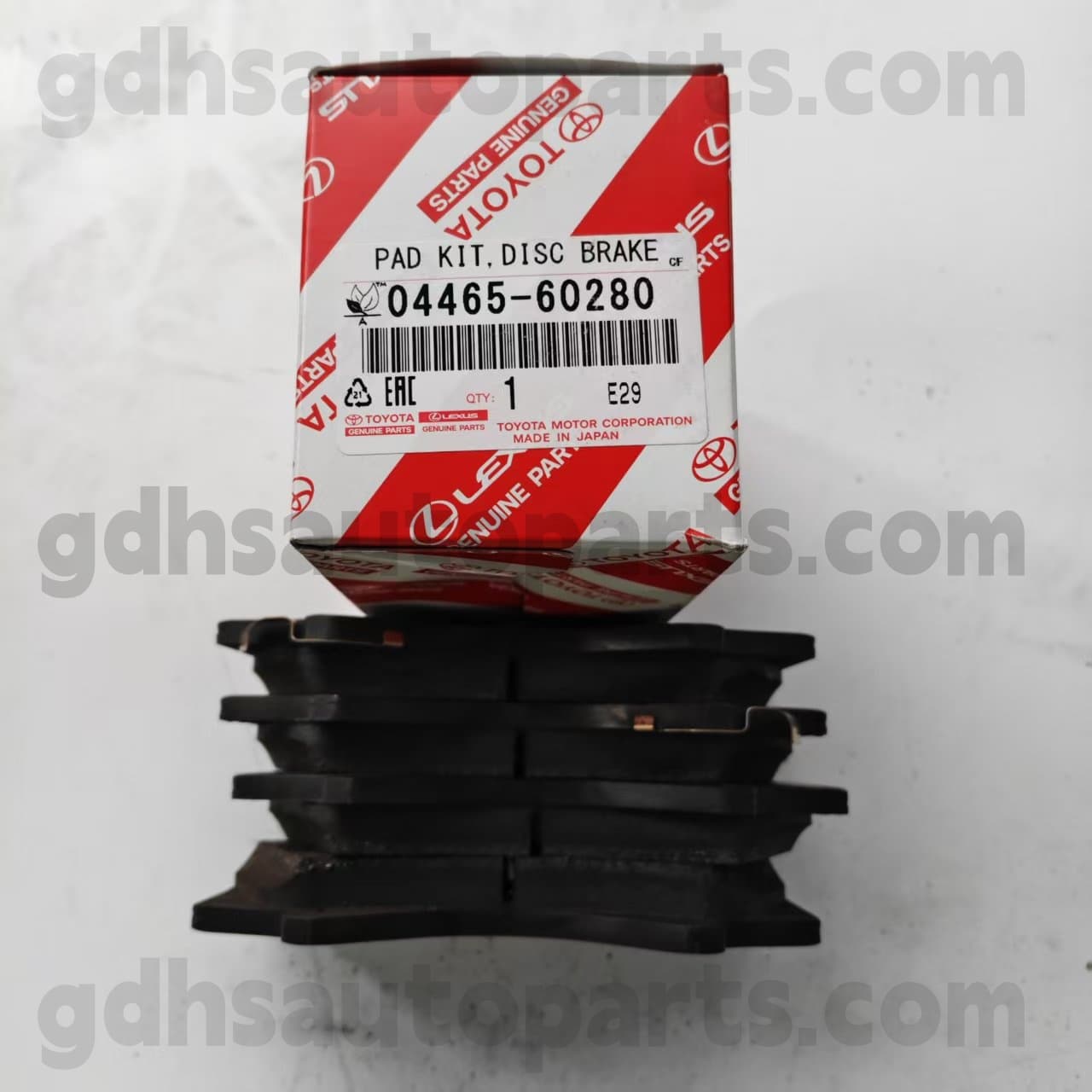 04465-60280 TOYOTA PADIR PAD Rem DEPAN DEPAN UNTUK LAND CRUISER 、 LX450D/460/570 Sasis no. Uzj200