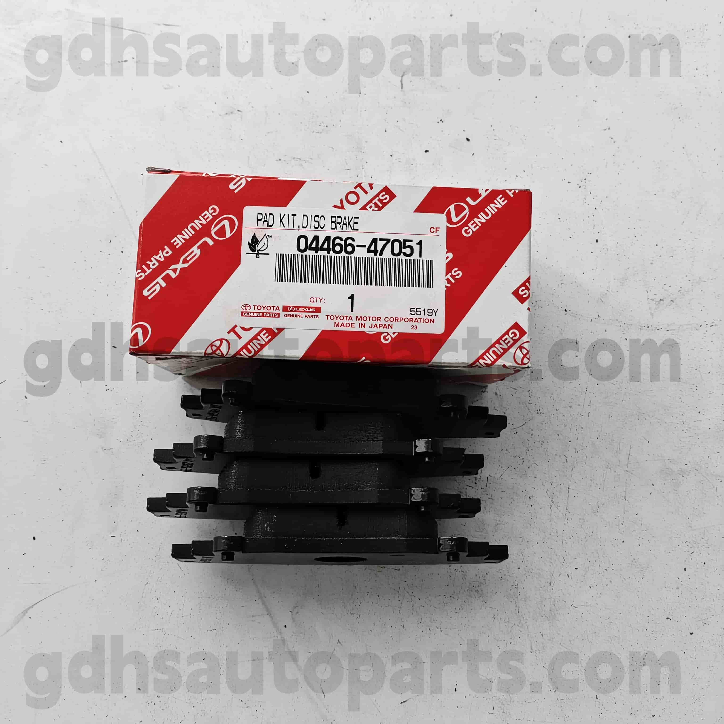 04466-60140 TOYOTA PADA PANDANGAN REM MELAKANG UNTUK UNTUK LAND CRUISER PRODO 、 FORUNER 、 HILUX CHASSIS NO. GRJ150