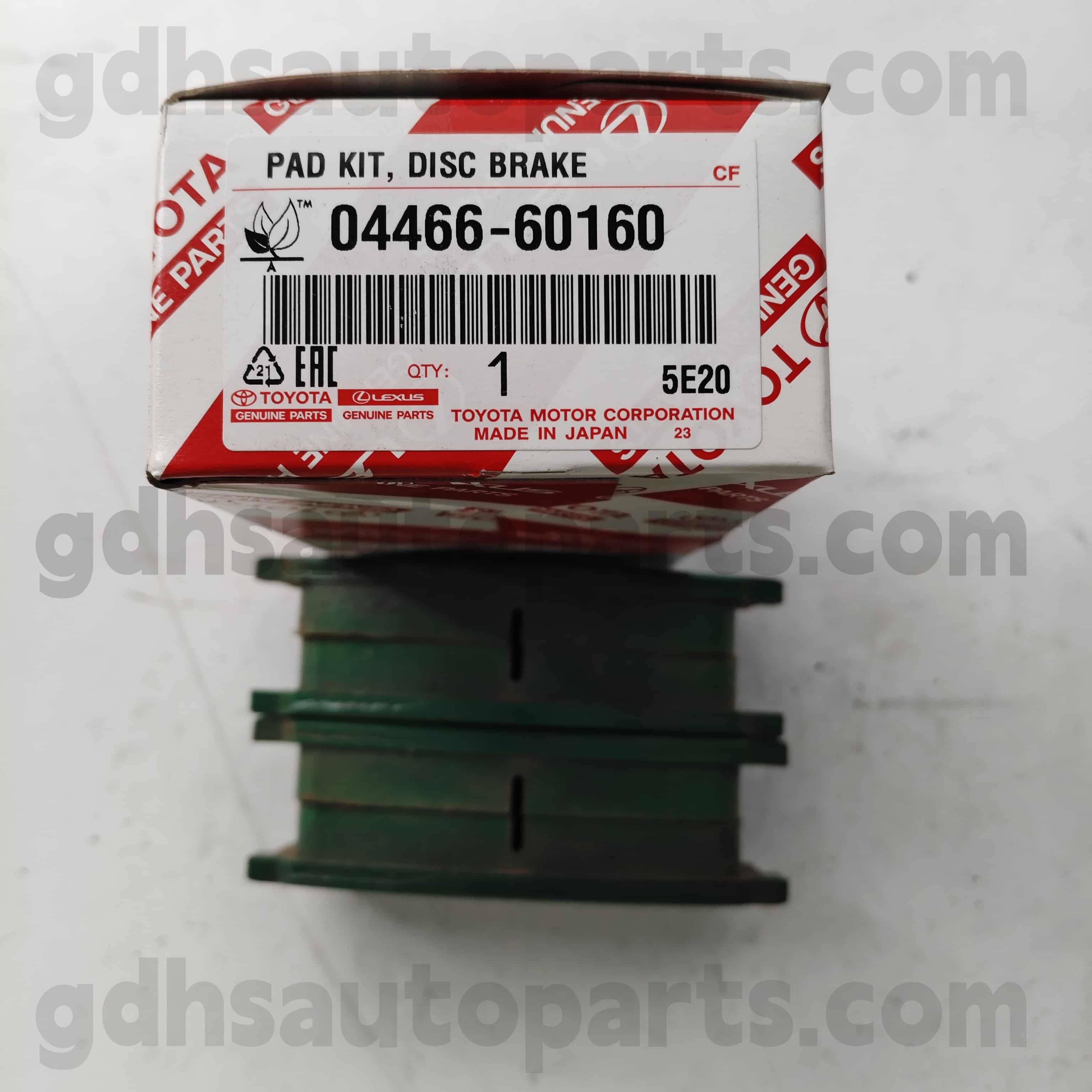 04466-60160 TOYOTA PADS PAD REM MELAKANG UNTUK UNTUK LAND CRUISER 、 LX450D/460/570 CHASSIS NO. Urj202