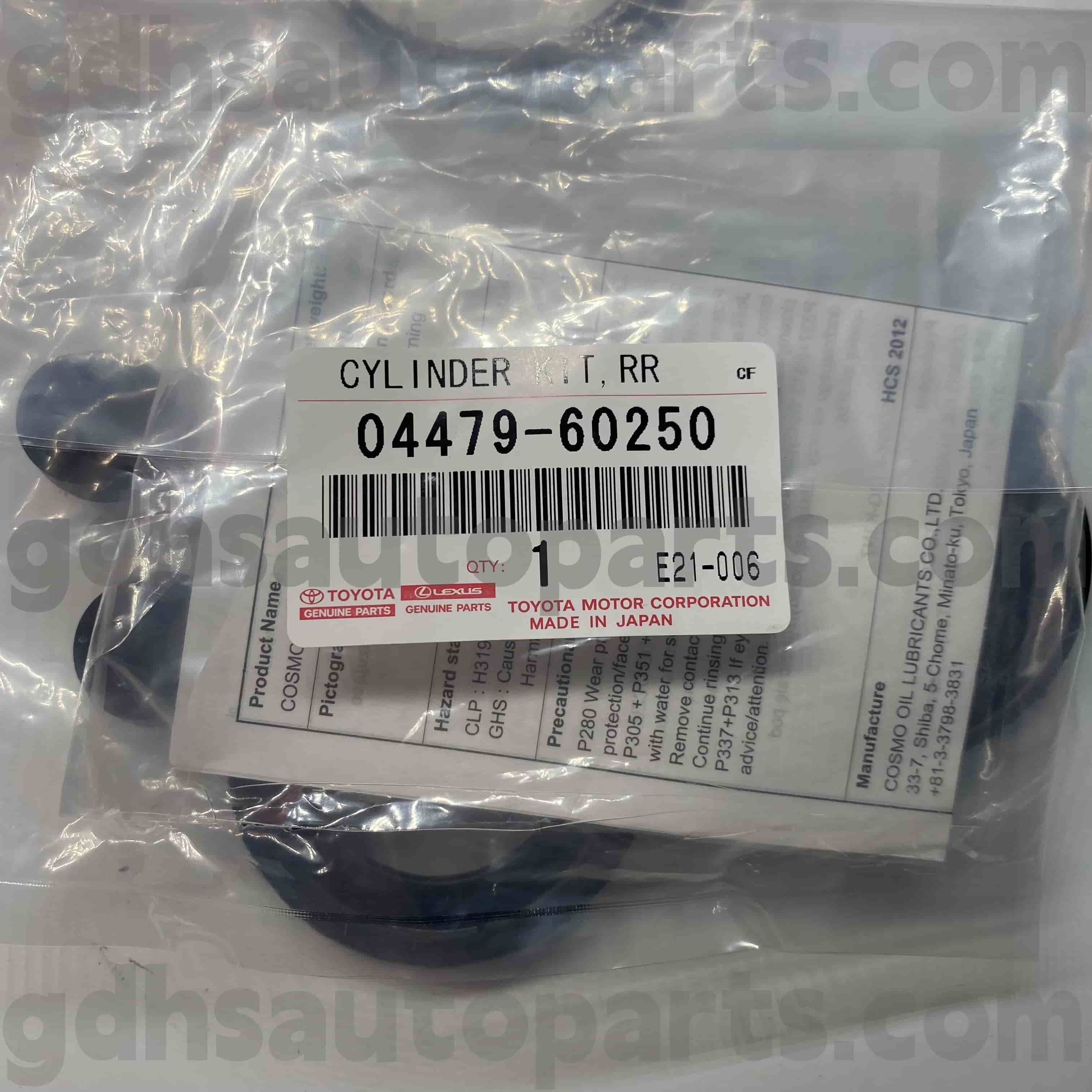 04479-60250 Kit Perbaikan Silinder Rem Muda Toyota Toyota untuk Land Cruiser, Lexus LX470 Chassis no. Uzj100