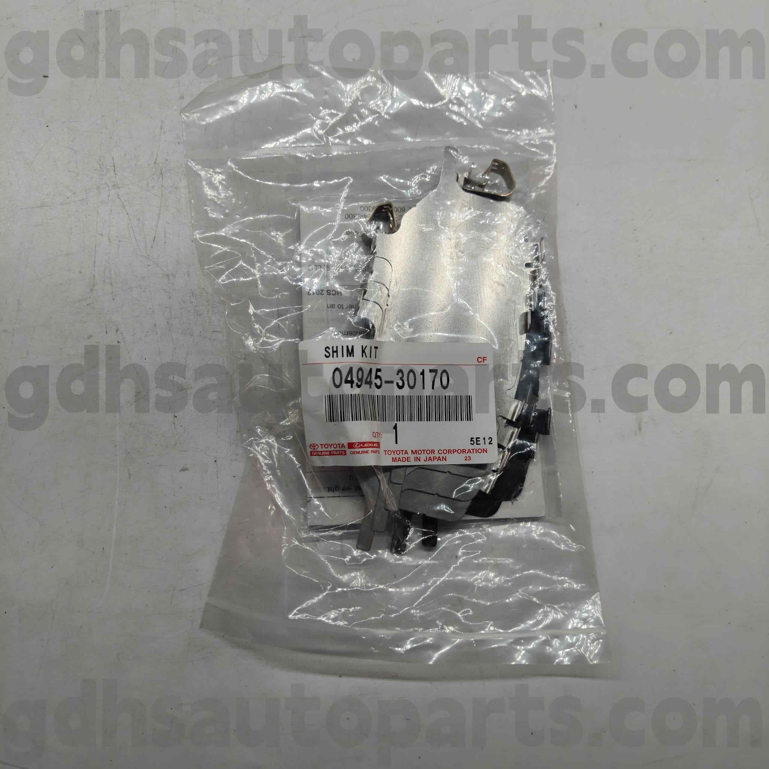 04945-30170 TOYOTA POBS HIDUL SUPSI SUARA SUARA BAJA UNTUK Mahkota, Mark X Chassis no. GRS182 20# GRX