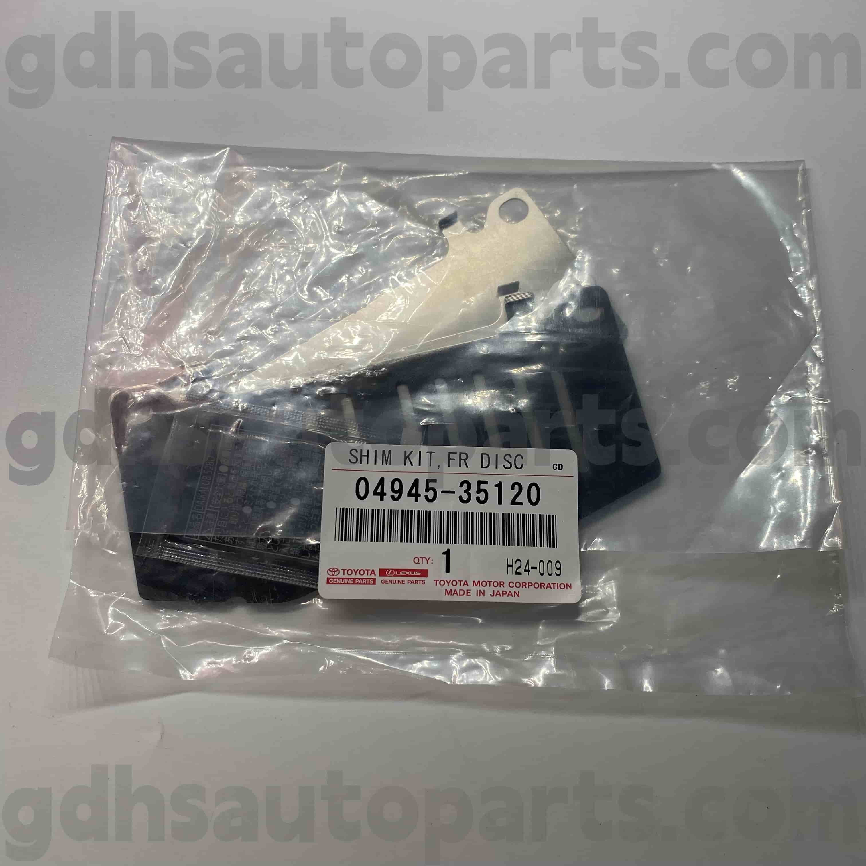 04945-35120 TOYOTA POBS HIDE SUPS BAJA INSULASI SUARA UNTUK LAND CRUISER PRADO, FORUNER, HILUX CHASSIS NO. TRJ120