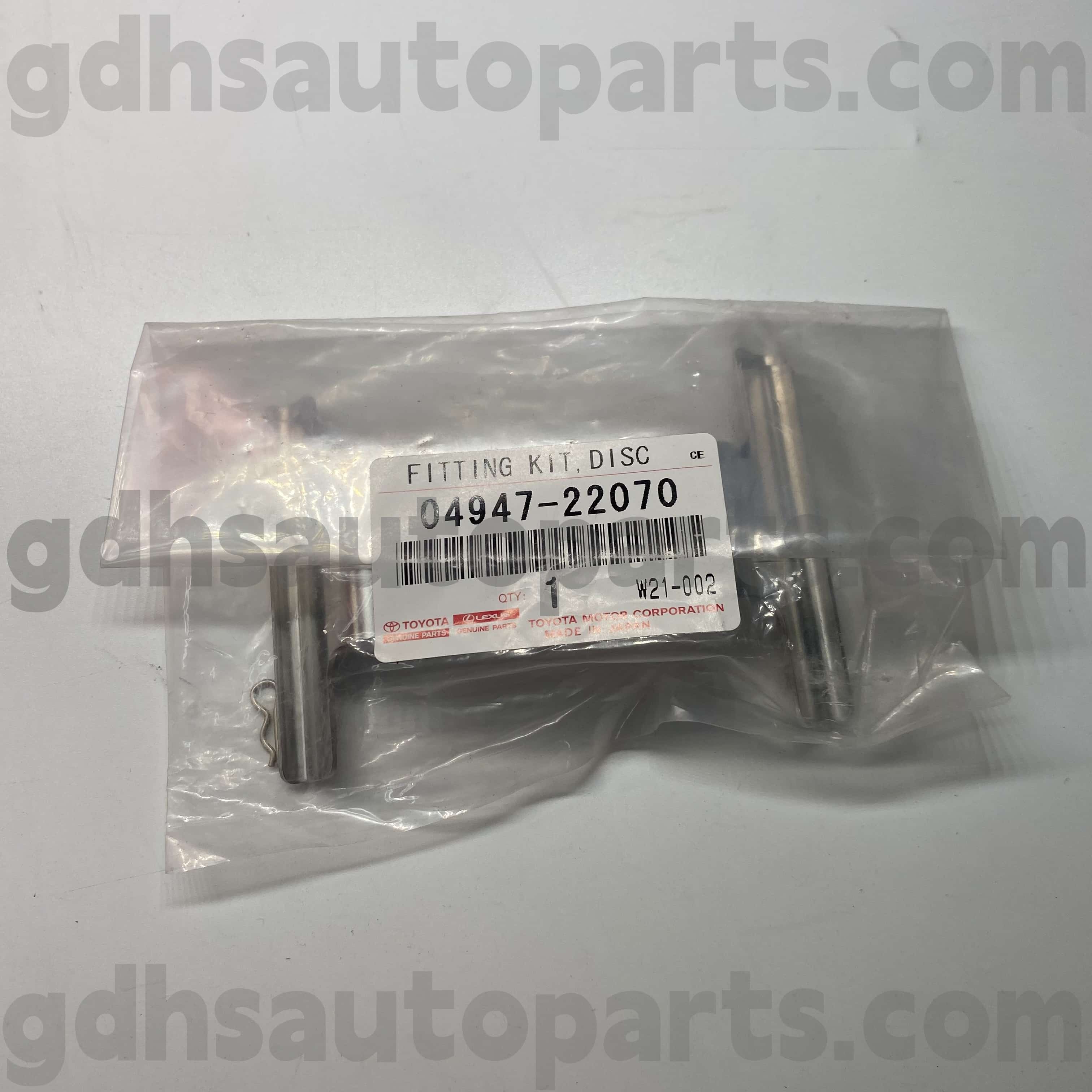 04947-22070 Kit Perbaikan Pad Brake Paden Toyota untuk Mark X, Crown, Lexus IS250/350 Chassis no. GSE22 GRS190 U.