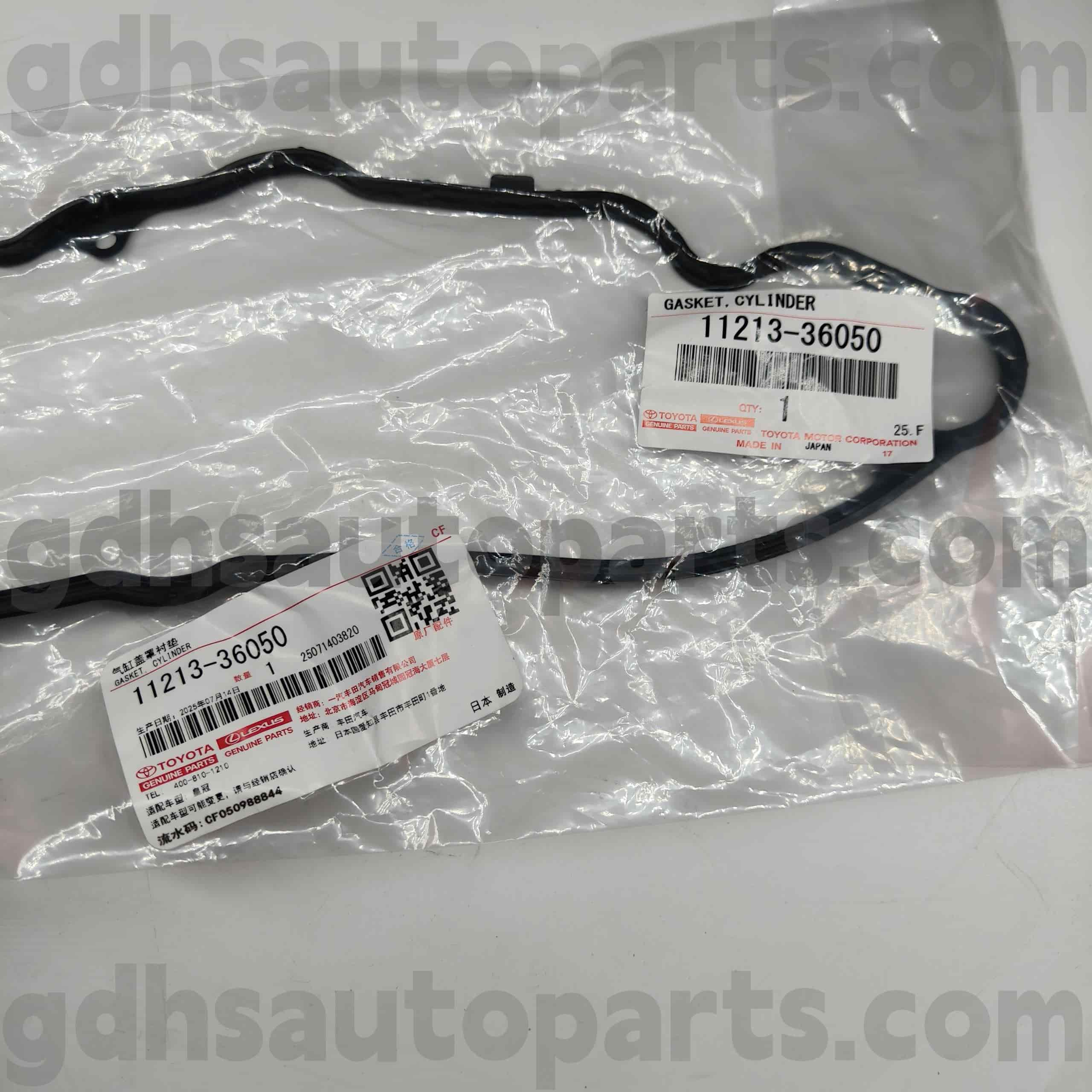 11213-36050 Gasket Penutup Katup Suku Cadang Asli Toyota untuk HARRIER/HYBRID, Sasis LEXUS IS SERIES NO.ASU55