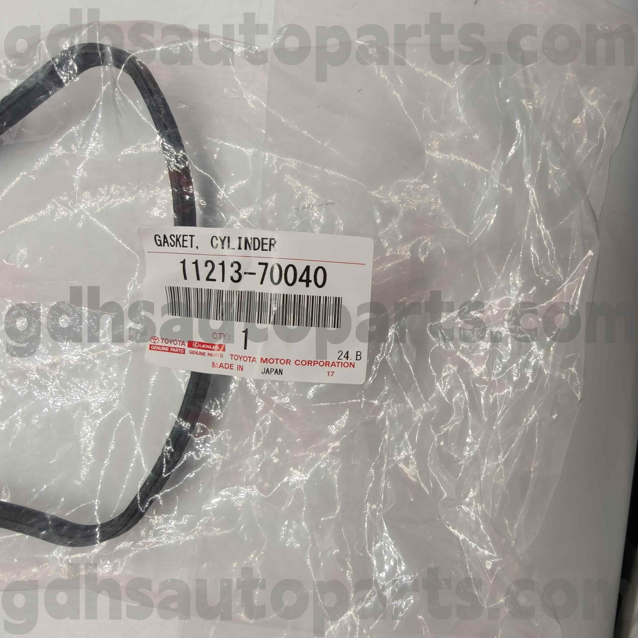 11213-70040 Gasket Penutup Katup Suku Cadang Asli Toyota untuk Sasis CRESTA,CHASER,CROWN NO.1GFE GXE10