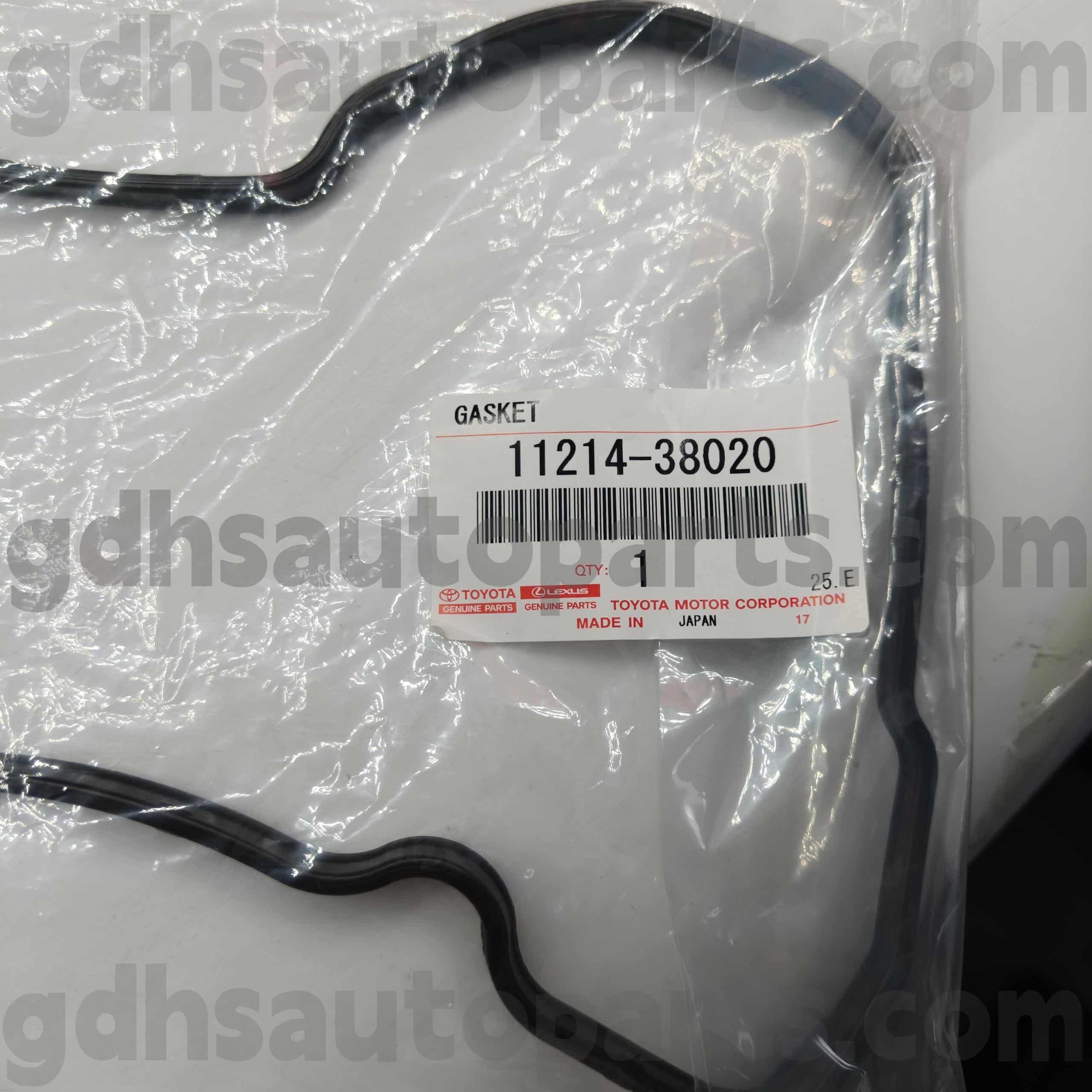 11214-38020 Gasket Penutup Katup Kiri Suku Cadang Asli Toyota untuk Sasis LEXUS GS30/35/43/460 NO.1URFE/USF4 #/L