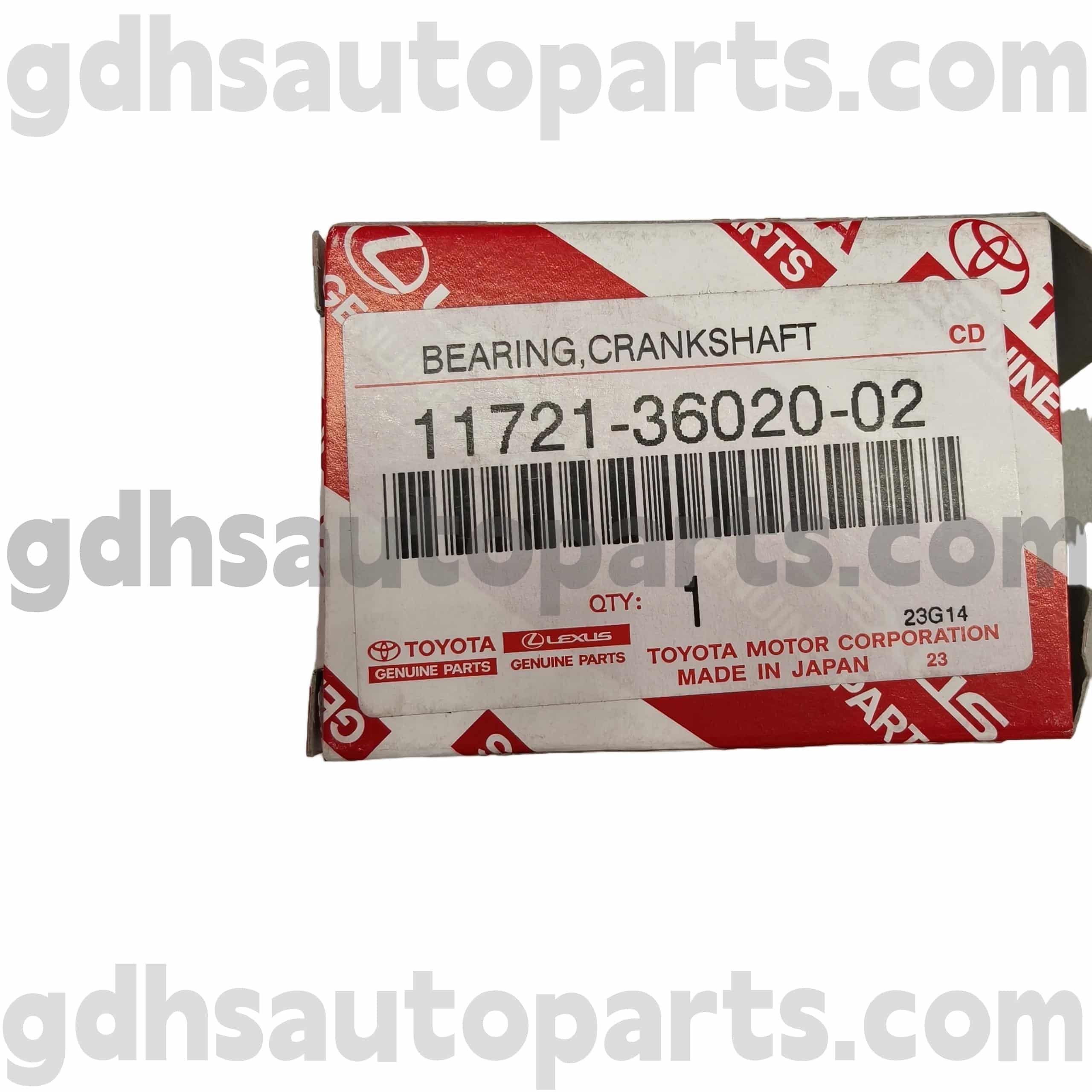 11721-36020-02 Suku Cadang Asli Toyota Cangkang Tutup Bantalan Poros Engkol untuk Sasis VENZA, CAMRY, LEXUS RX270/350/450H NO.ASU40