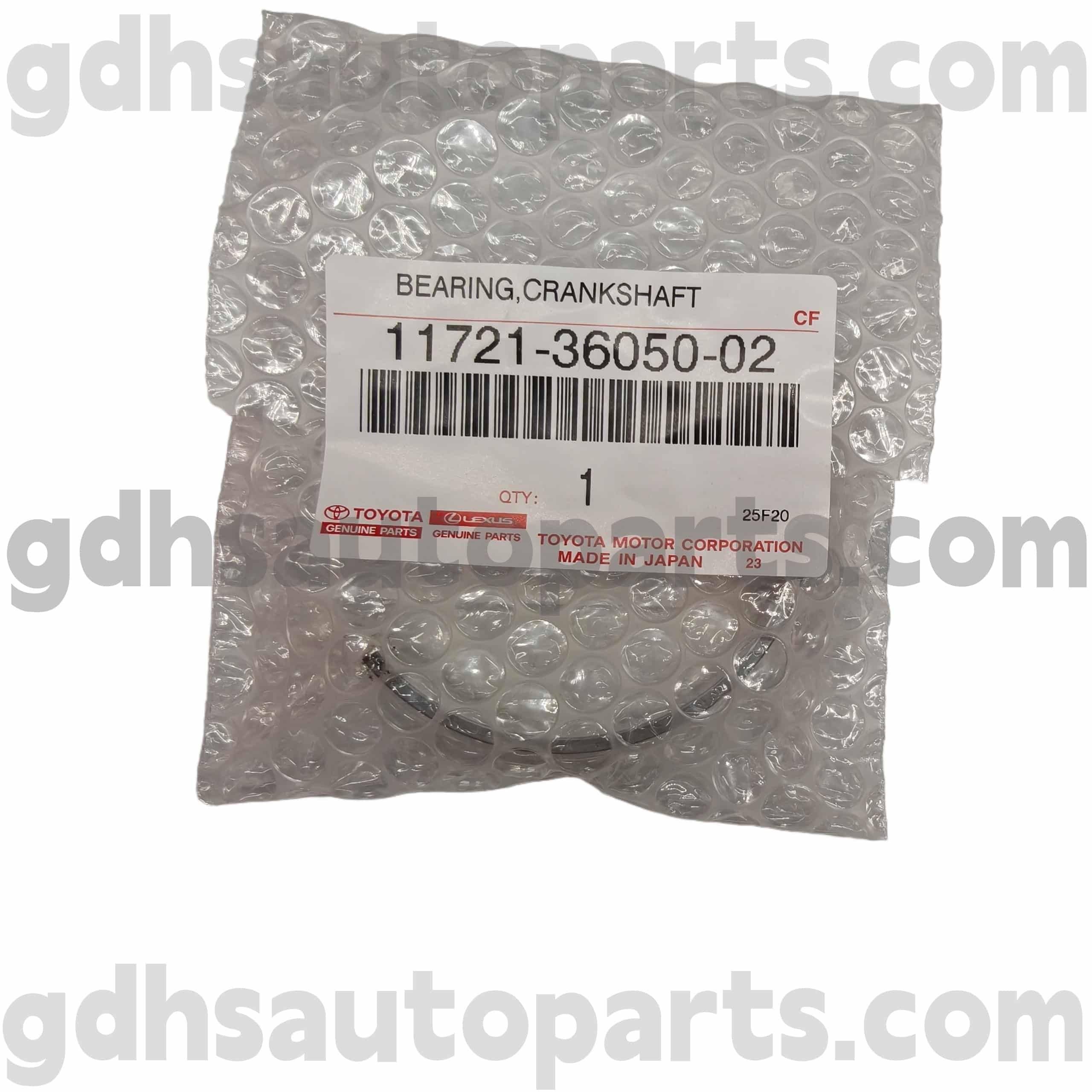 11721-36050-02 Bantalan Poros Engkol Suku Cadang Asli Toyota untuk Sasis HIGHLANDER, HARRIER/HYBRID, CAMRY NO.AYH30