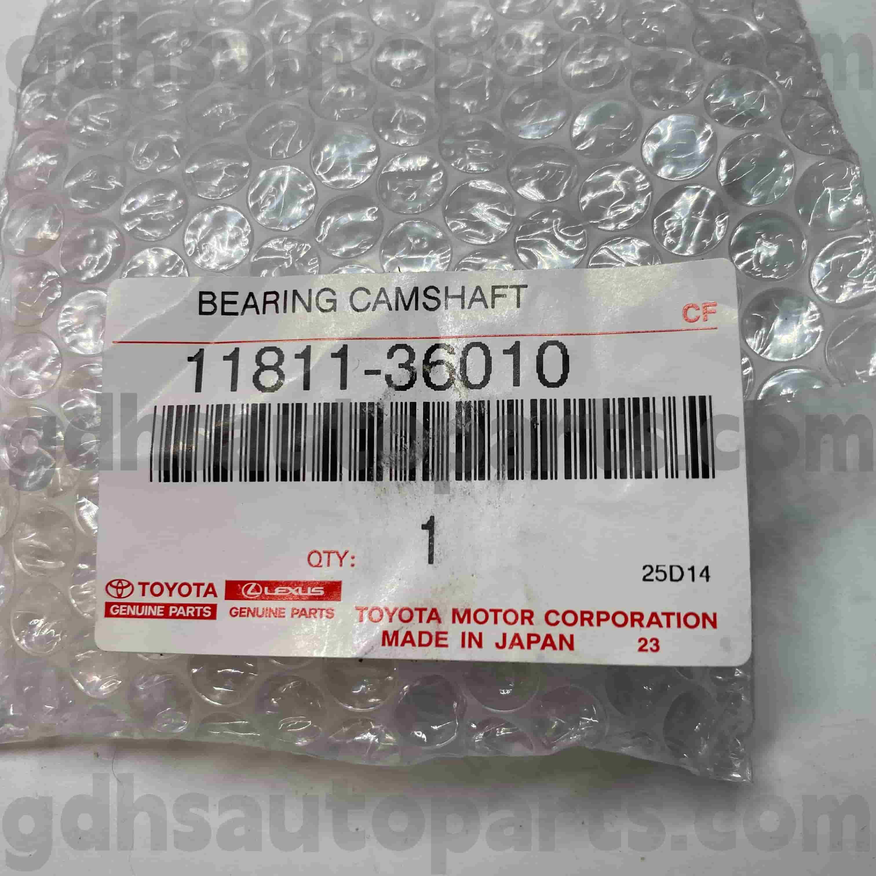 11811-36010 Suku Cadang Asli Toyota Bantalan Camshaft untuk Sasis CAMRY, HARRIER, LEXUS ES350/300H NO.AYH30