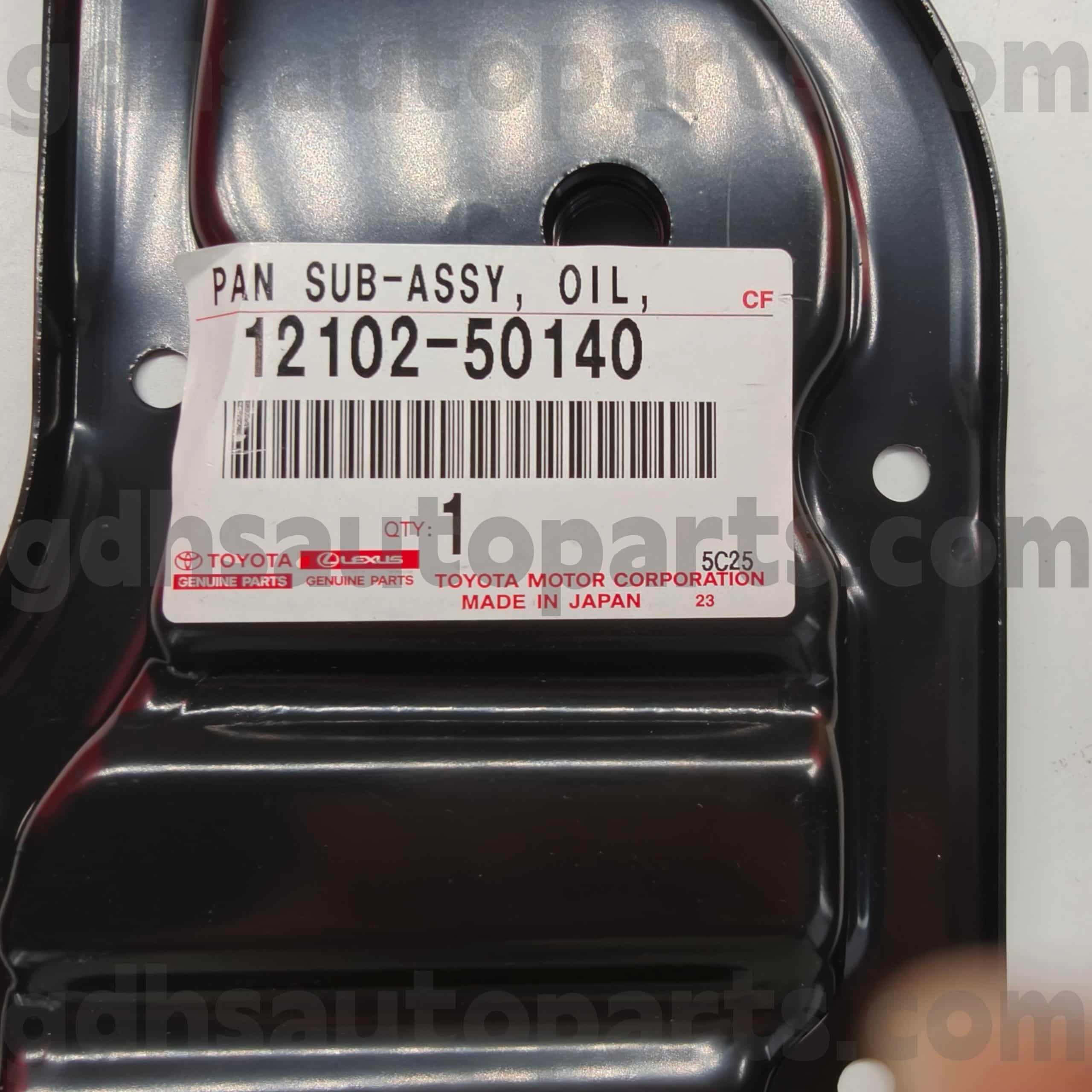 12102-50140 Wajan Oli Suku Cadang Asli Toyota untuk Sasis LAND CRUISER NO.2UZFE UZJ200