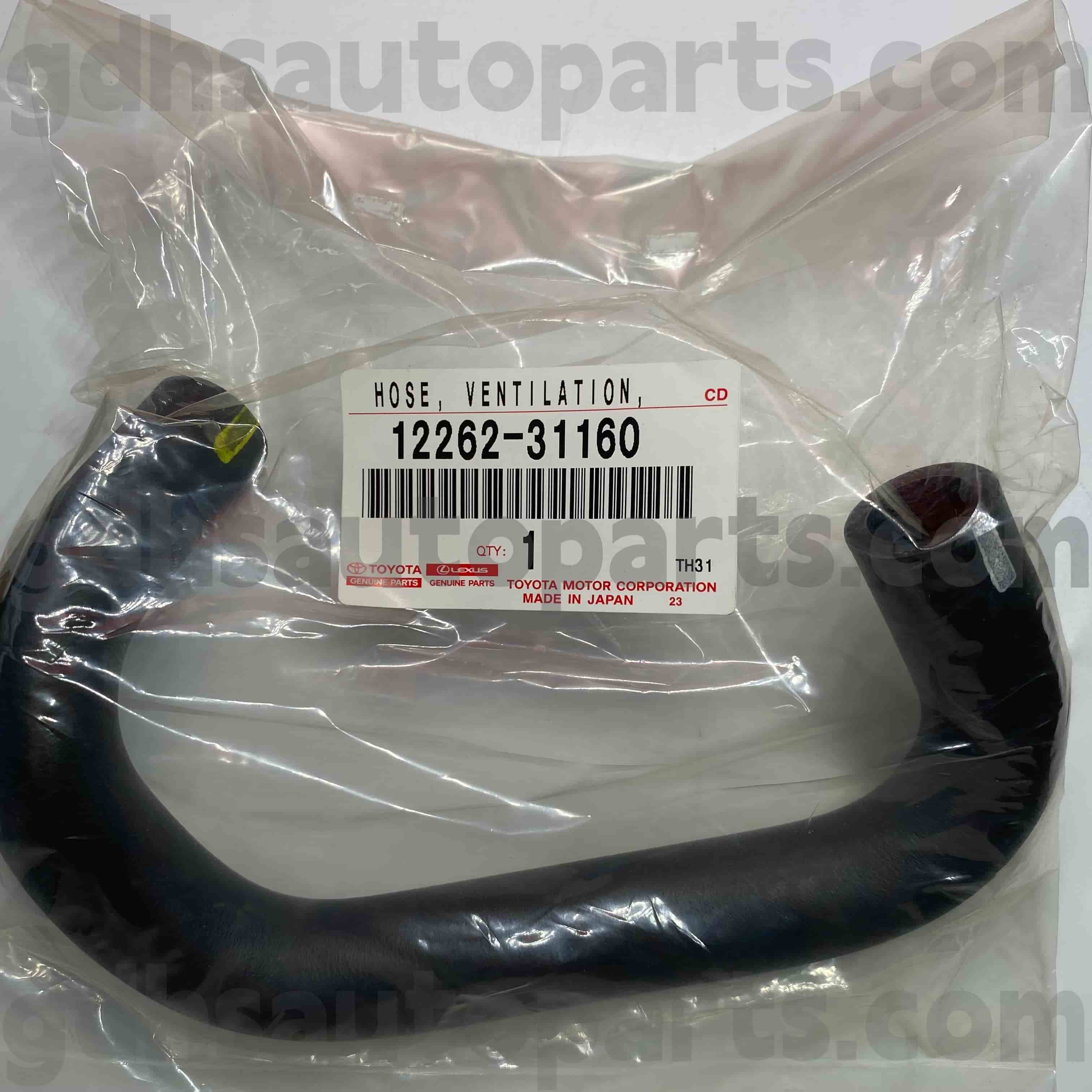 12262-31160 Pipa Knalpot Suku Cadang Asli Toyota untuk Sasis LAND CRUISER NO.GRJ200