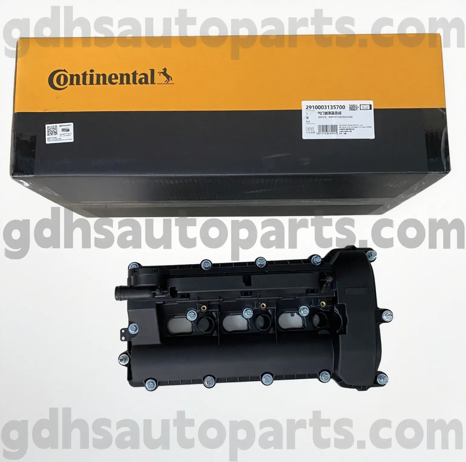 2910003135700 Continental Right Valve Cover untuk Range Rover Velar, Land Rover Discovery 4, Range Rover, Range Rover Sport OE no. LR109354