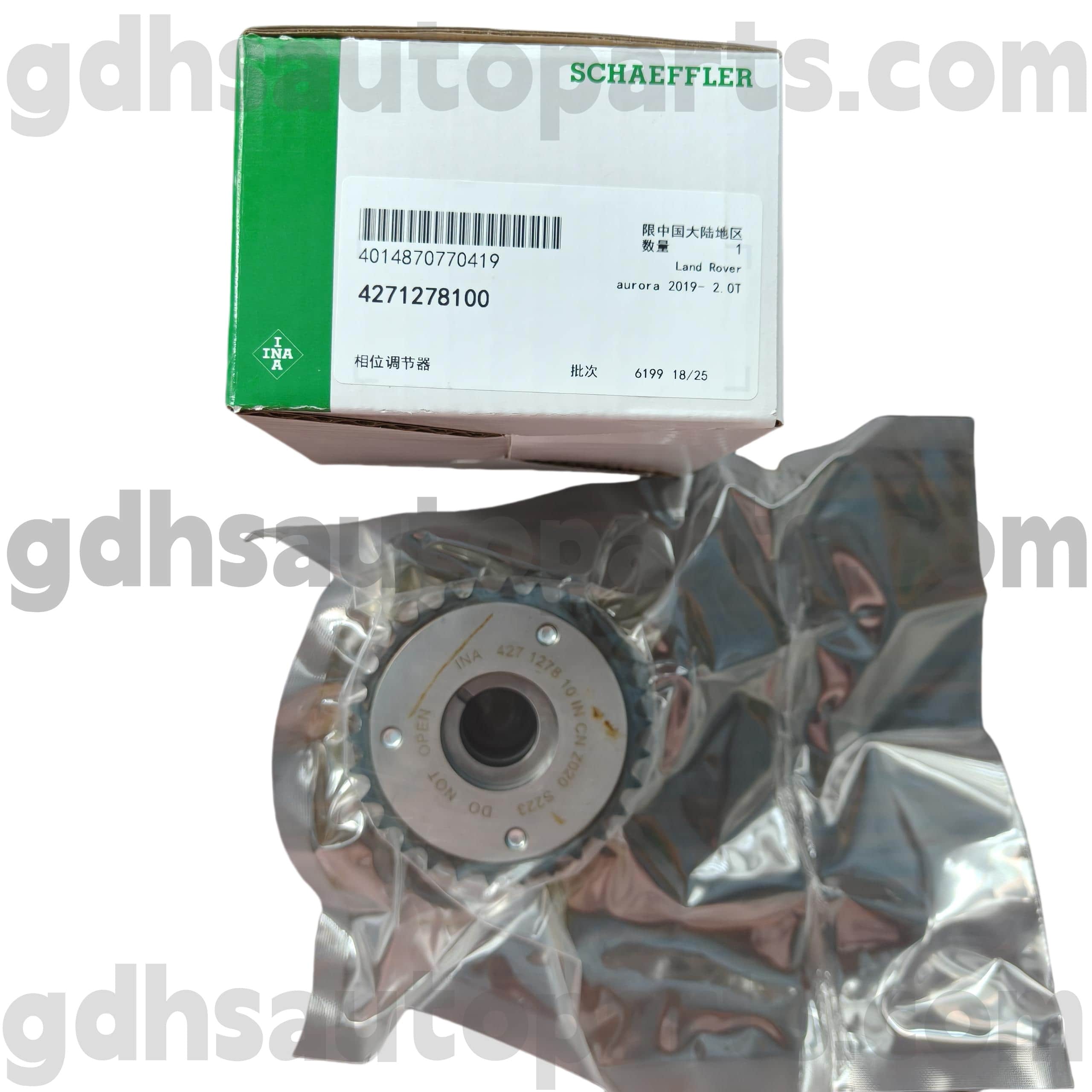 4271278100 Schaeffler Ina Sprocket Timing Camshaft Untuk Range Rover Velar, Land Rover Discovery 4, Range Rover, Range Rover Sport OE no. LR142279