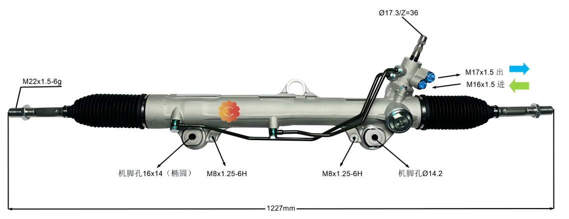 44200-60170 Perangkat Kemudi Otomotif