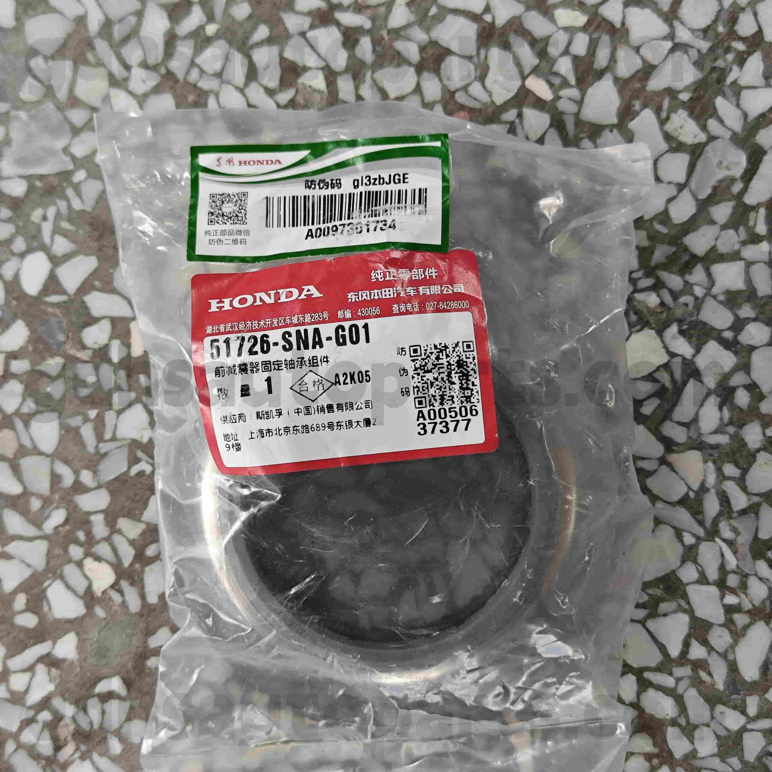51726-SNA-G01 Honda Suku Cadang Asli Shock Absorber Bantalan untuk Ciimo, Civic ， Civic Hybrid