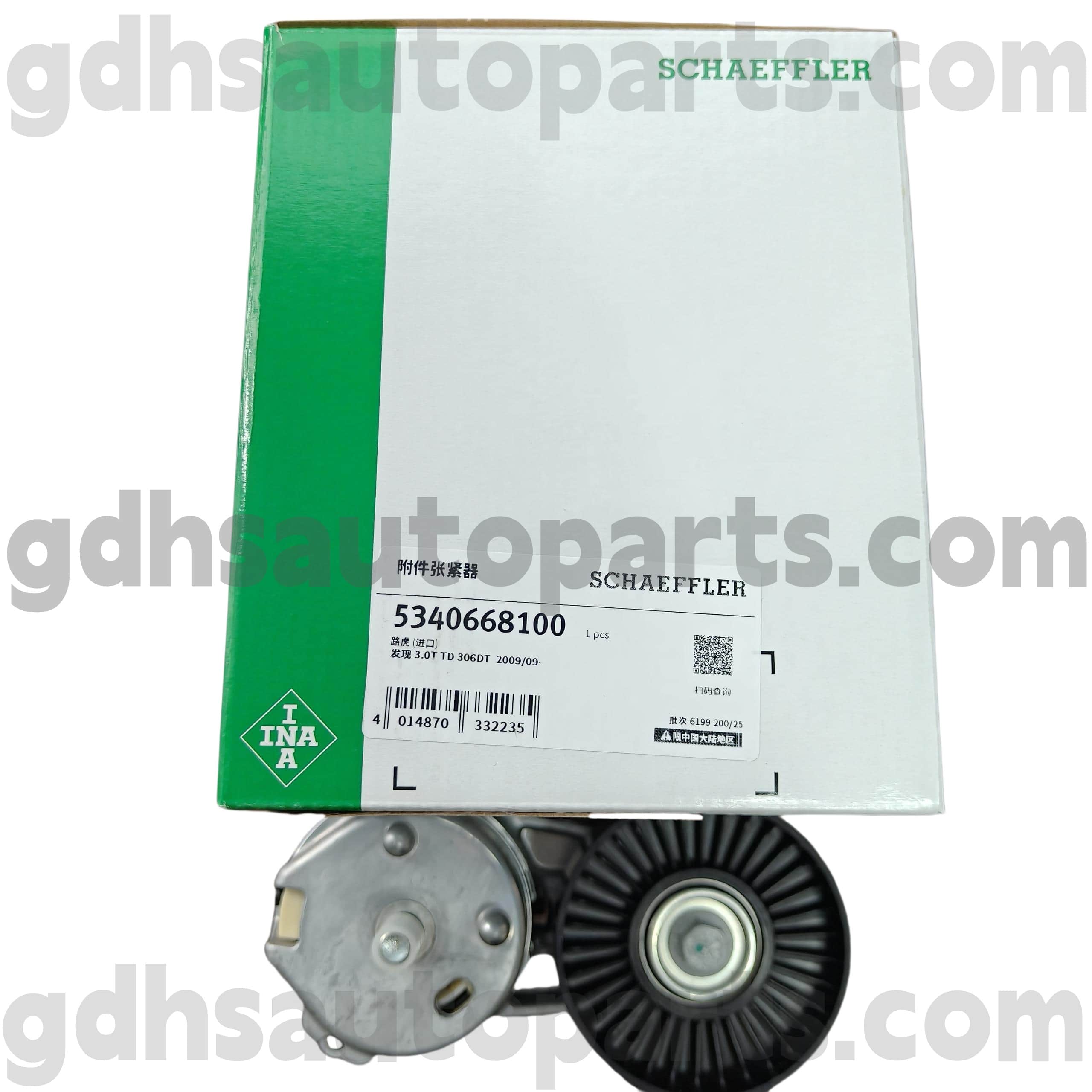 5340668100 Schaeffler Ina Drive Belt Tensioner untuk Range Rover, Range Rover Sport, Land Rover Discovery 4 OE no. LR035493