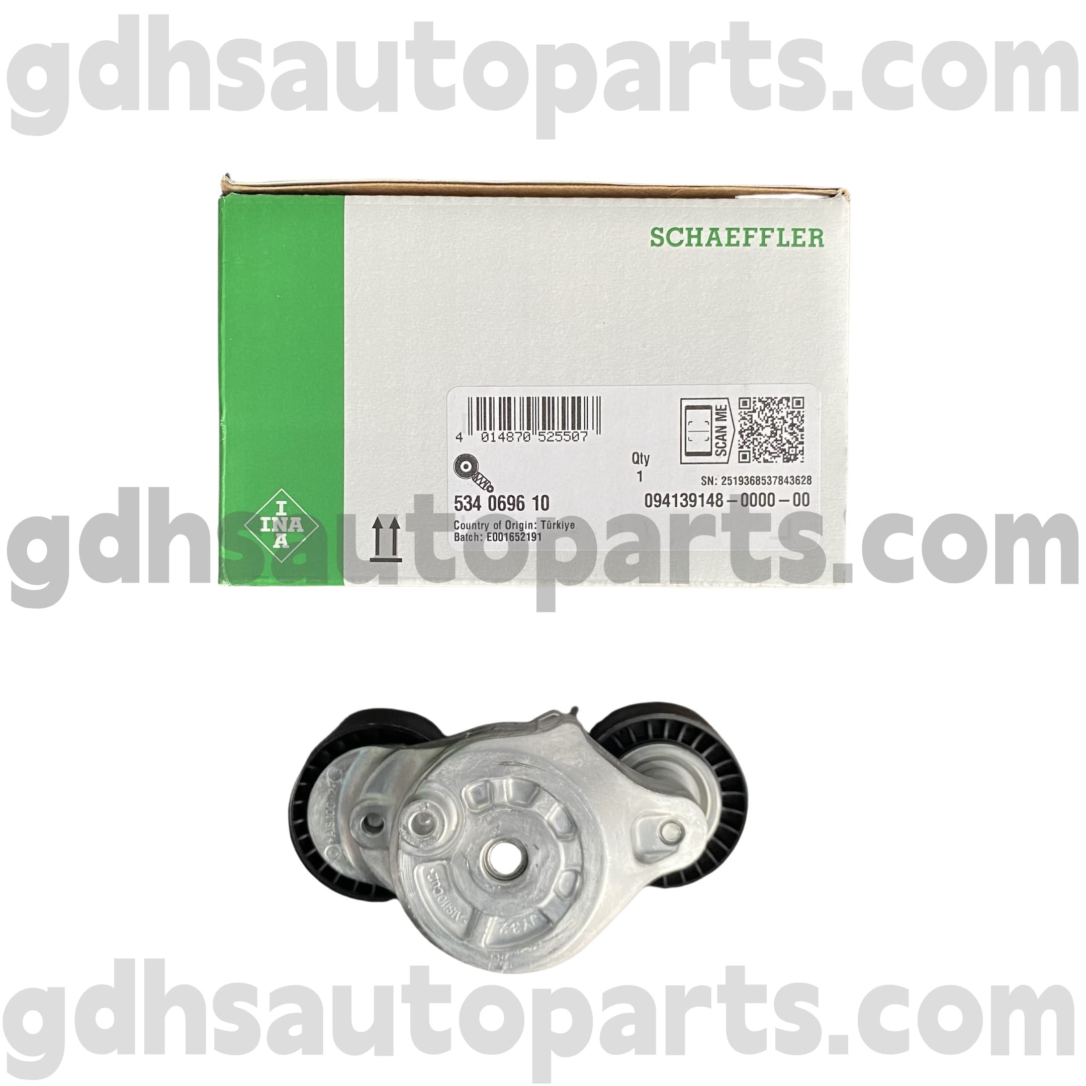 5340696100 Schaeffler Ina Timing Belt Pulley untuk Range Rover Evoque, Discovery Sport, Land Rover Discovery 4 OE No.LR114017