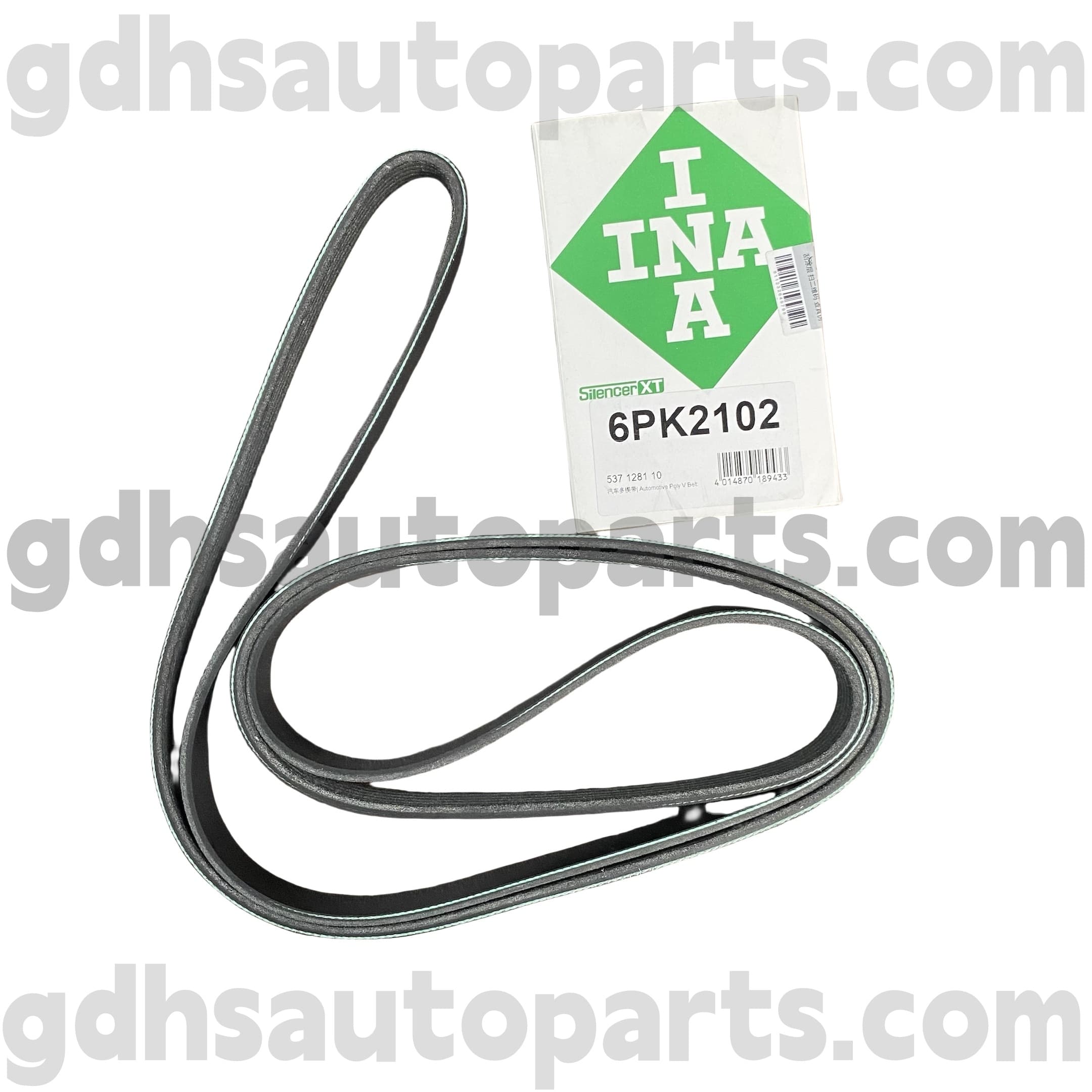 5371281100 Schaeffler Ina Drive Belt for Range Rover Sport, Land Rover Discovery 3, Land Rover Discovery 4 OE no. LR013697