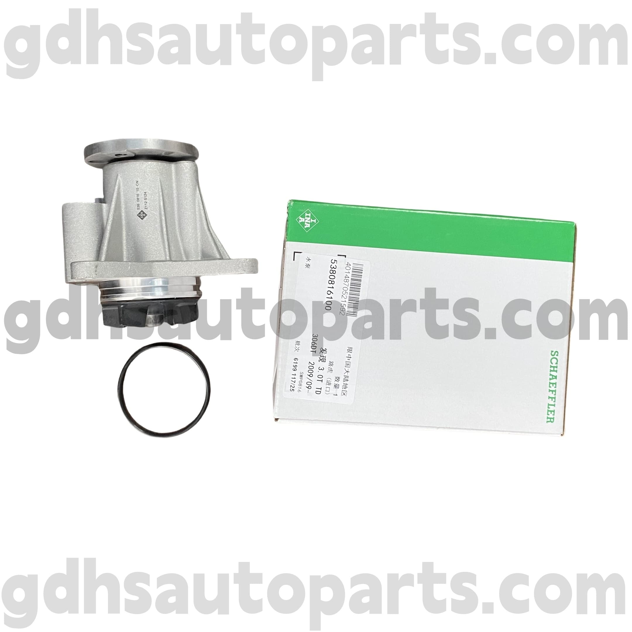 5380816100 Pompa air Schaeffler Ina untuk Range Rover, Range Rover Sport, Land Rover Discovery 4 OE no. LR013164
