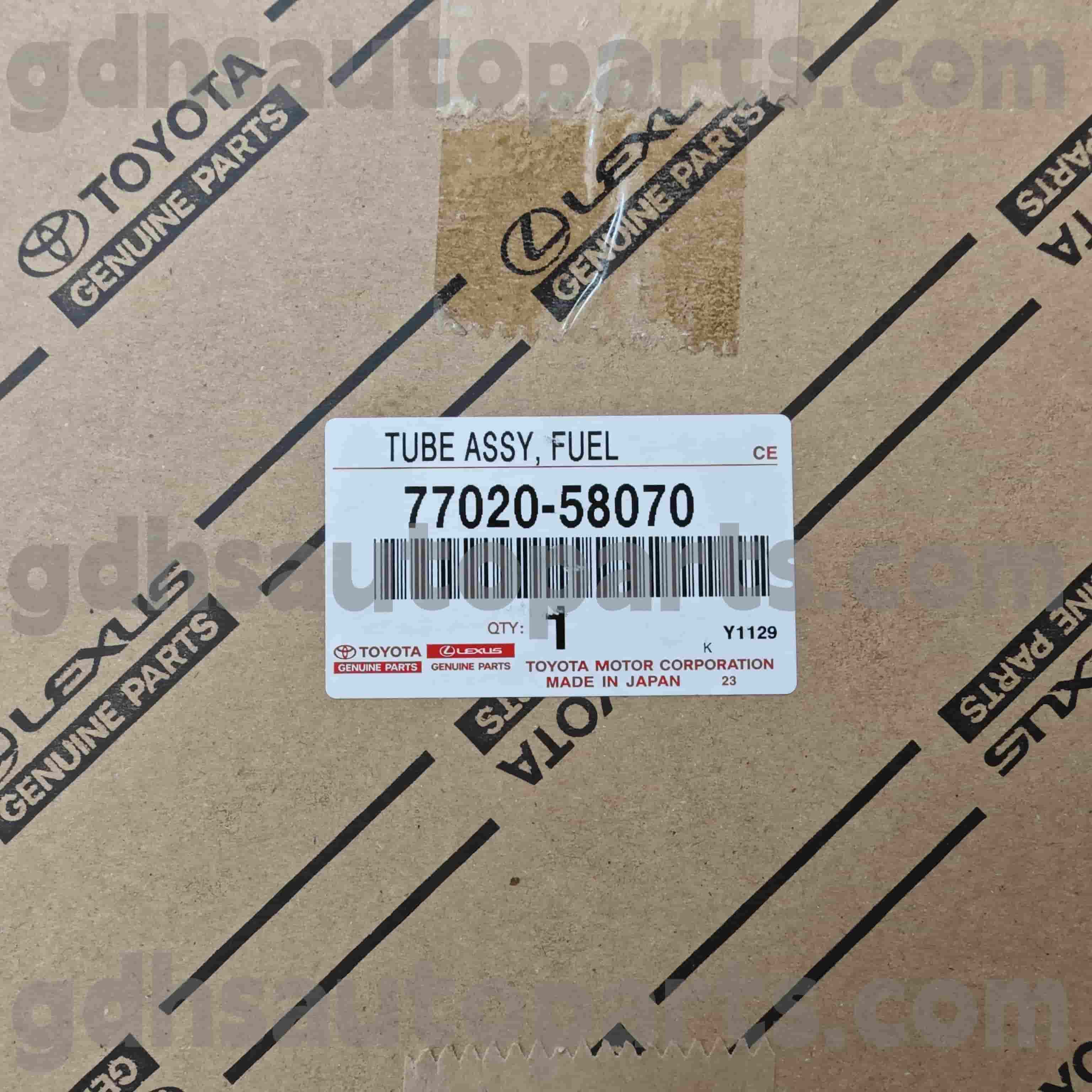 77020-58070 Toyota Pompa Bahan Bakar Suku Cadang Asli untuk Alphard/Vellfire 、 Lexus LM350/LM300H Chassis no. GGH30