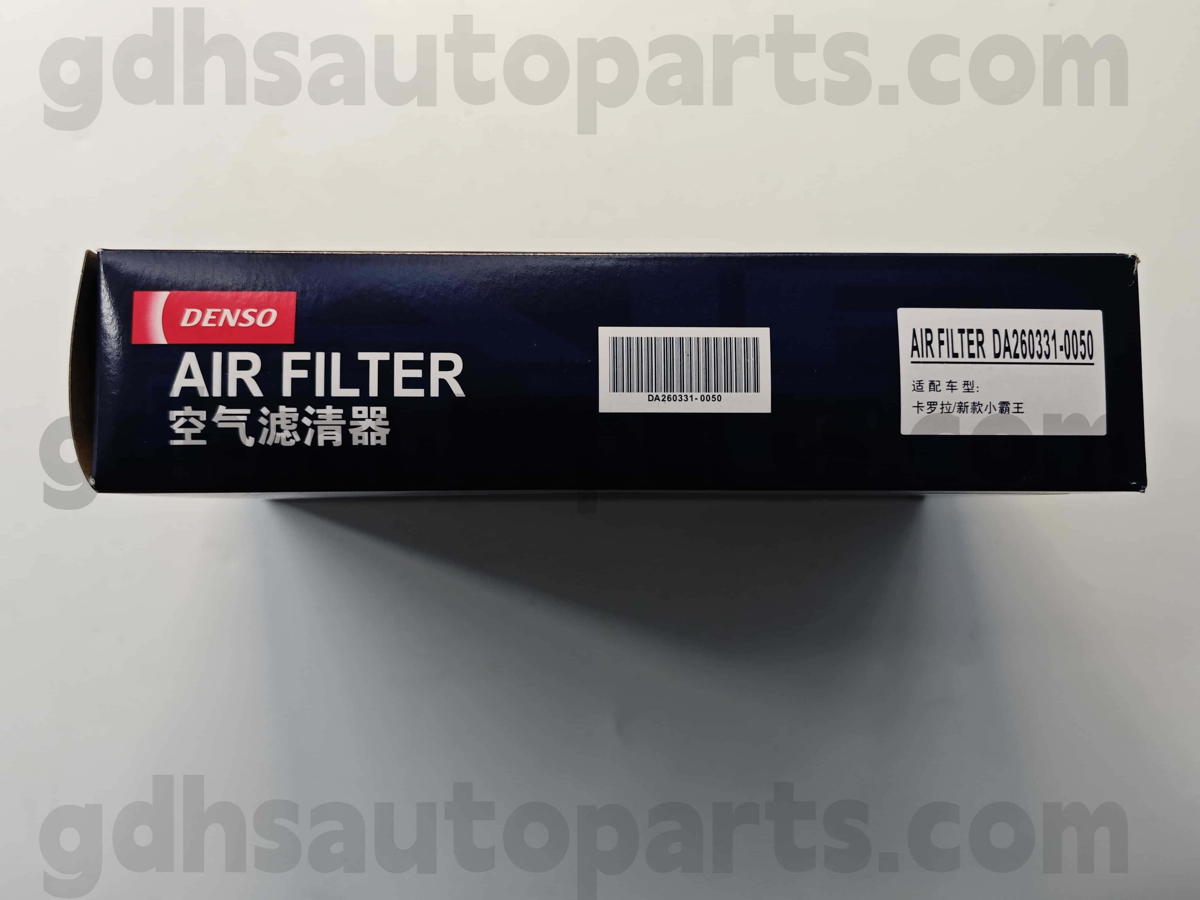 DA260331-0050 TOYOTA SUBSE SUBSE AIR FILTER UNTUK COROLLA 、 EZ 、 VIOS 、 Levin/Hybrid Chassis no. 1zrfe, 2zrfe, 3zrfe..zgr2# oe no. 17801-0t020