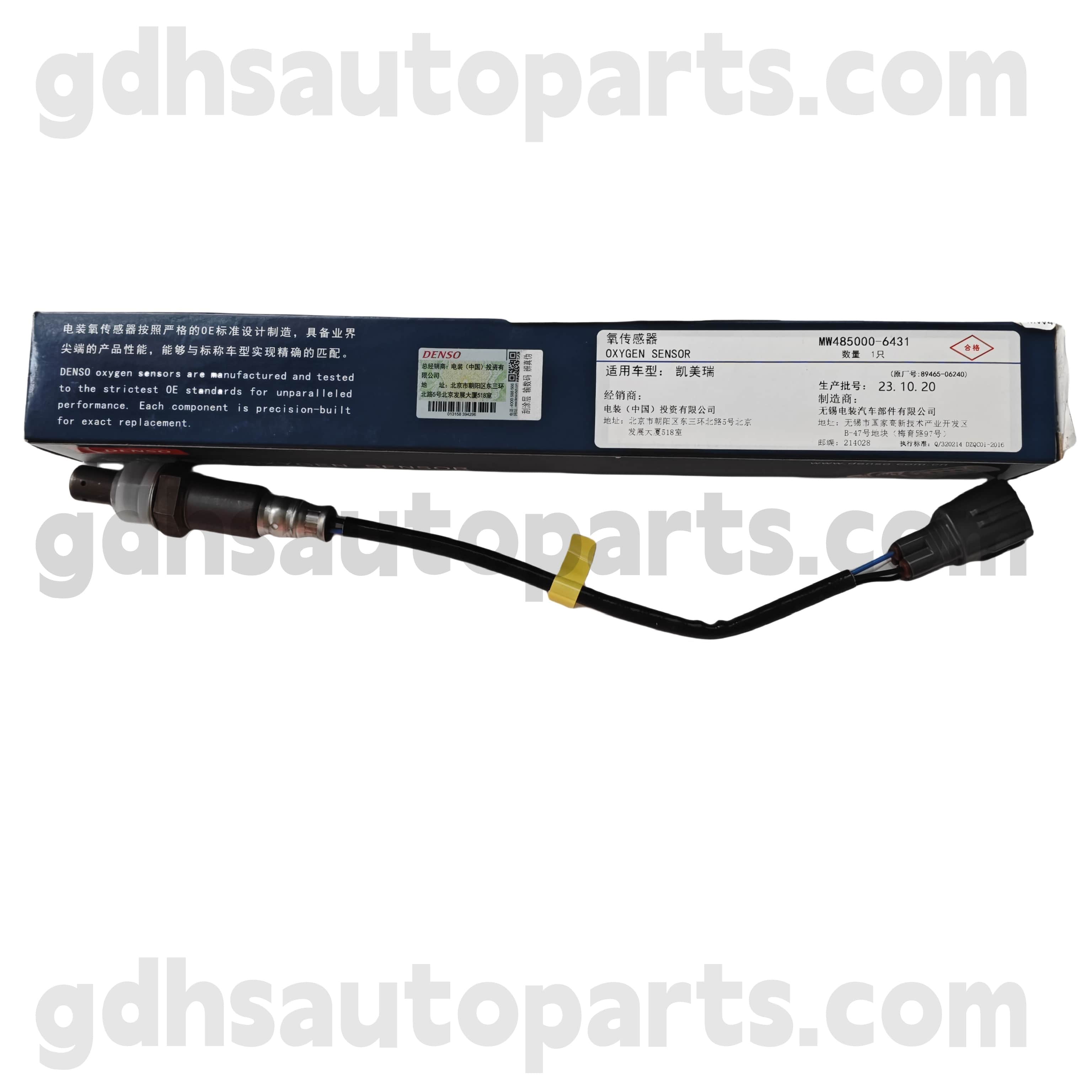 MW485000-6430 Toyota Sensor Oksigen Belakang untuk Sasis Camry/Hybrid no. Avv50 oe no. 89465-06340