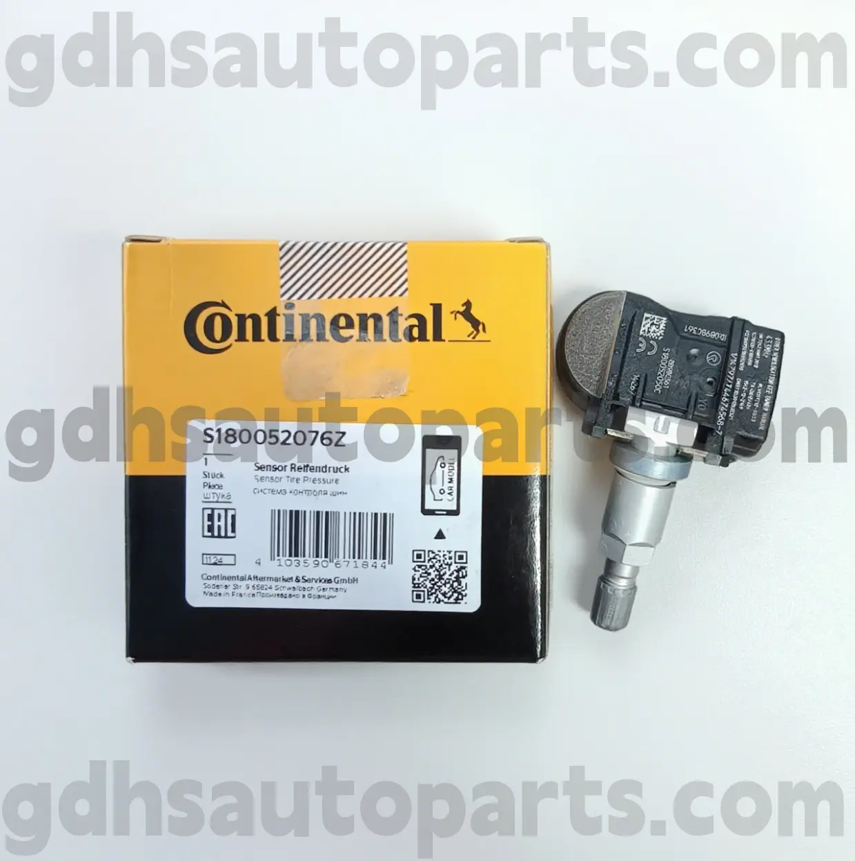 S180052076z sensor pemantauan tekanan ban kontinental untuk Range Rover, Range Rover Sport, Land Rover Discovery 4, Range Rover Velar OE no. LR070840